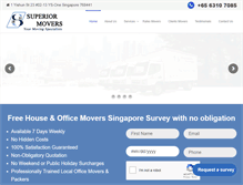 Tablet Screenshot of movers.com.sg
