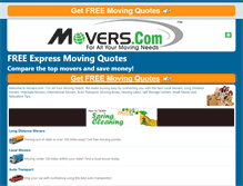 Tablet Screenshot of movers.com